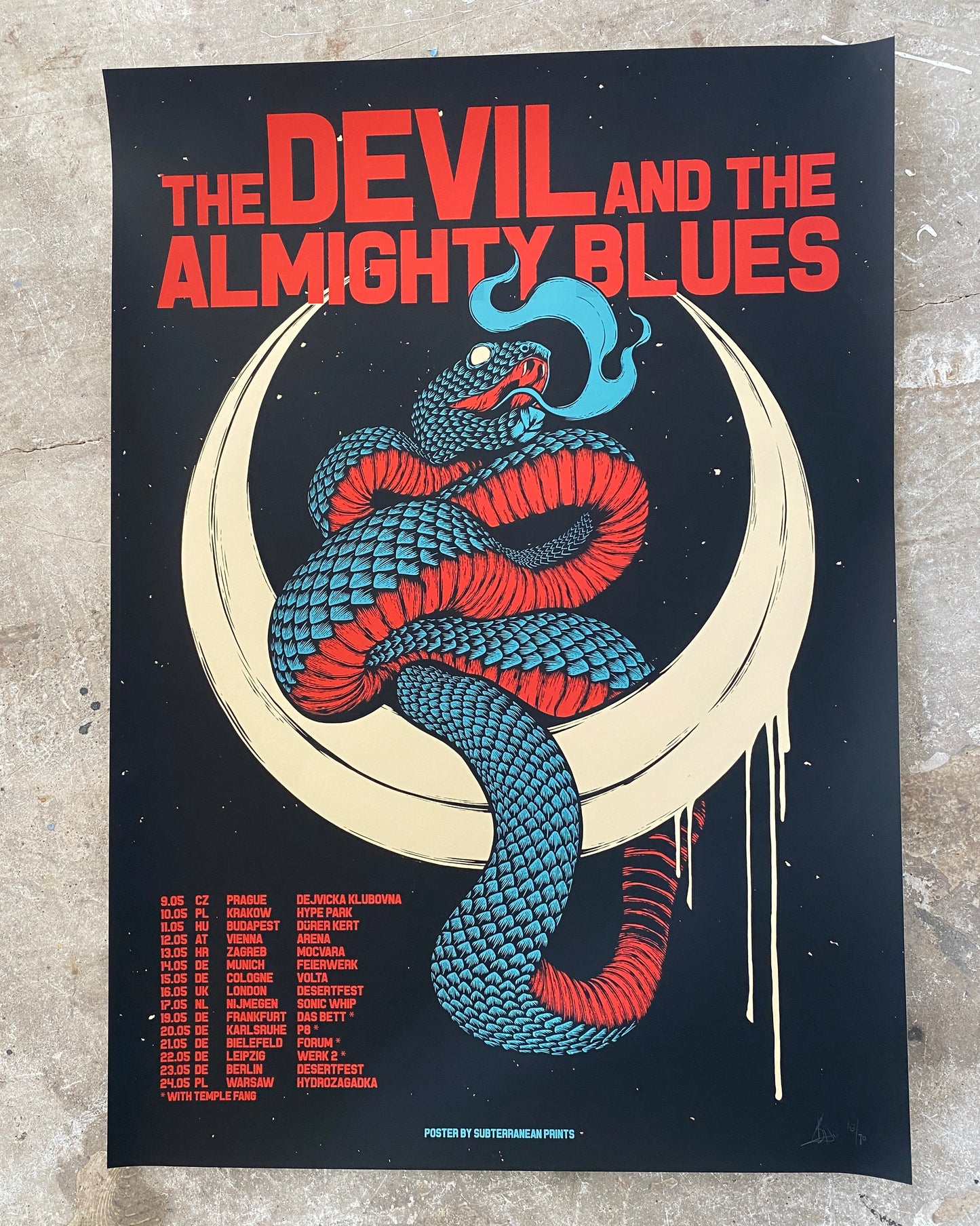 The Devil and the Almighty Blues, EU Tour 2025