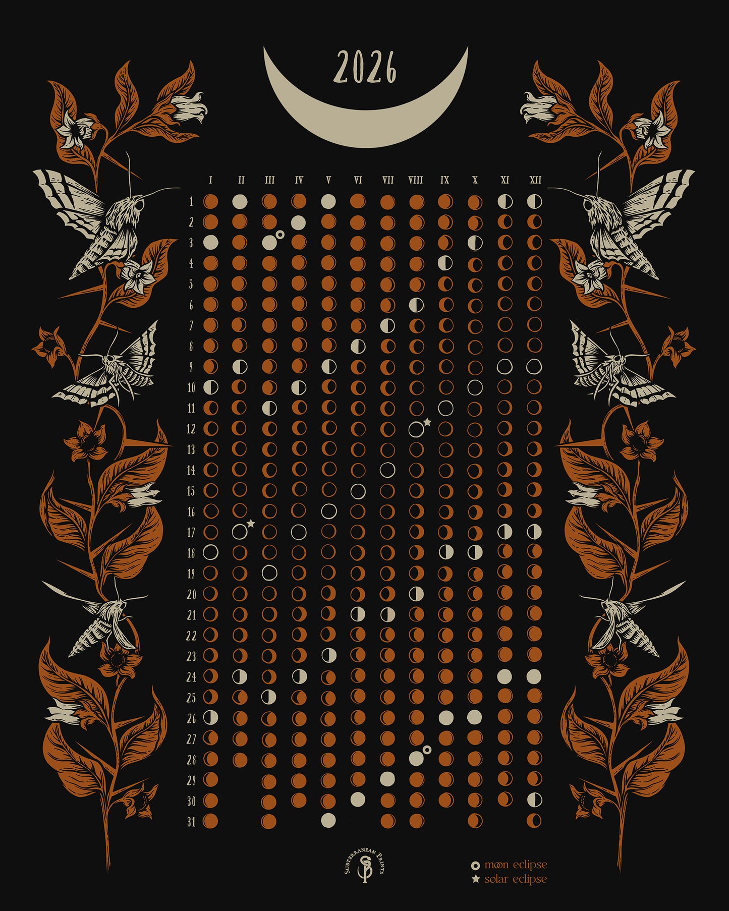 Moon Calendar 2026